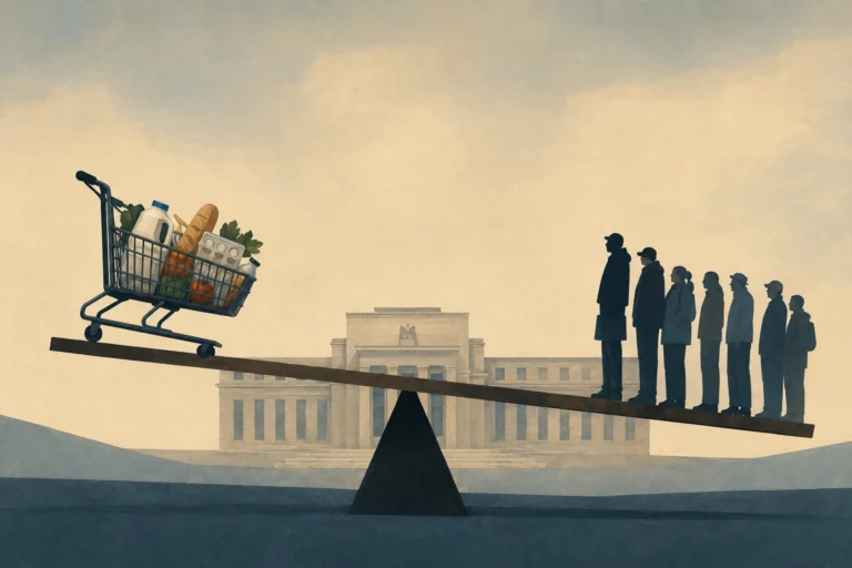 Rising living costs and a weakening US jobs market as the Federal Reserve considers another interest rate hike.